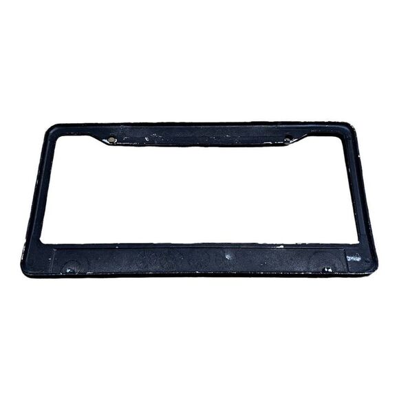 Vintage Florida Sarasota Acura License Plate Frame Tag Cover Original Black - Picture 2 of 3